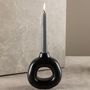 Voir la diapositive 5 : Paris Prix Bougeoir Design en Céramique  Judi  13cm Noir
