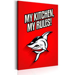 Paris Prix Tableau Imprimé  My Kitchen, My Rules!. Coloris disponibles : Multicolore