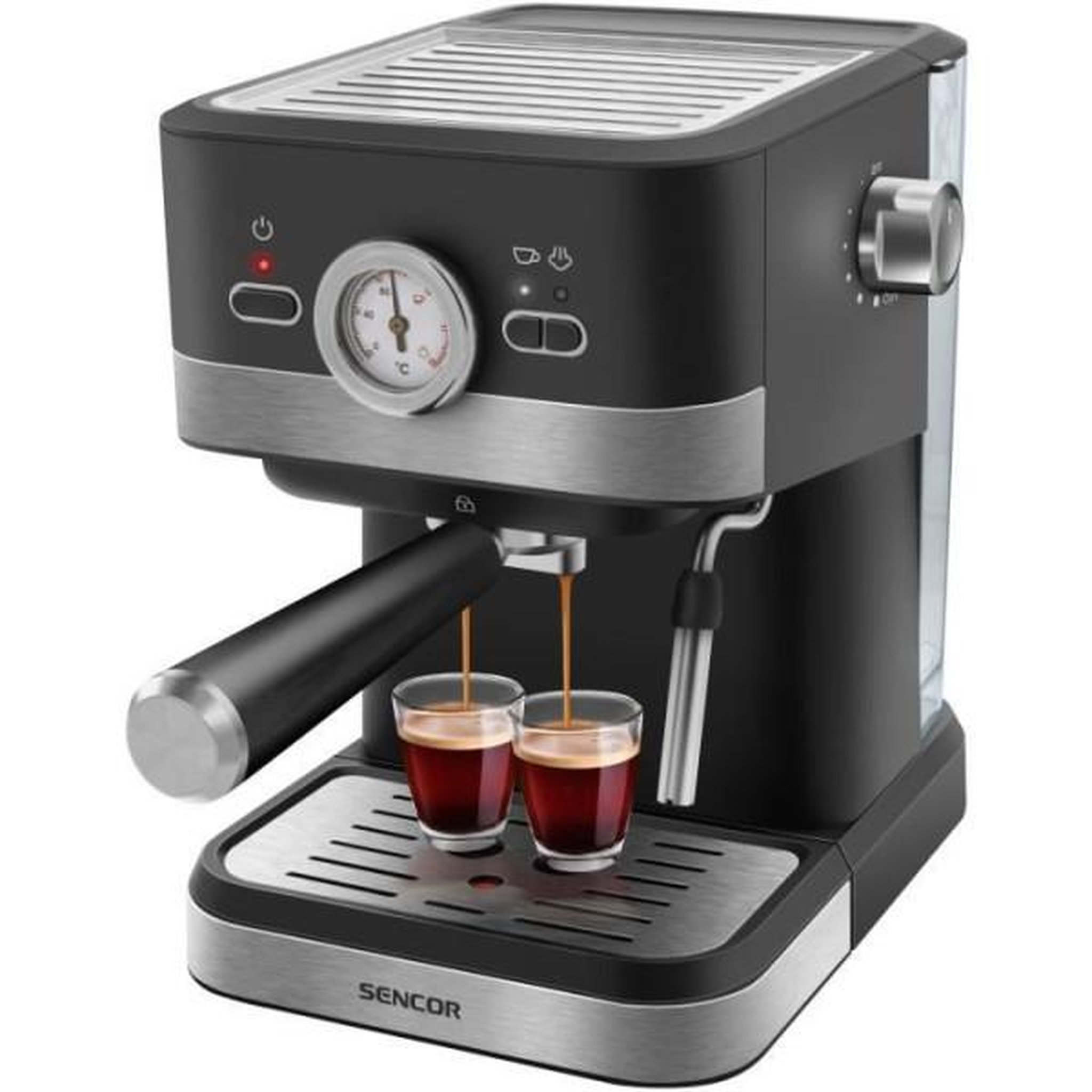 MARKET24 Machine a Cafe  a expresso - SENCOR - SES 1721BK - 1050 W - 20 bars - Noir