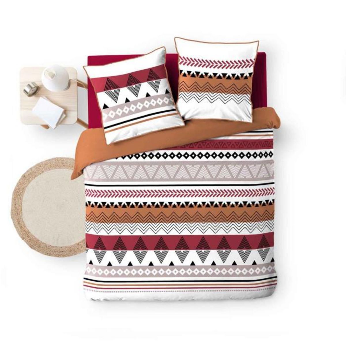 Paris Prix Parure de Lit 3 Pièces  Annette  240x220cm Multicolore