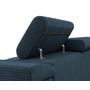 Voir la diapositive 5 : BEST MOBILIER Pablo - canapé droit 2 places avec têtières ajustables - en velours côtelé