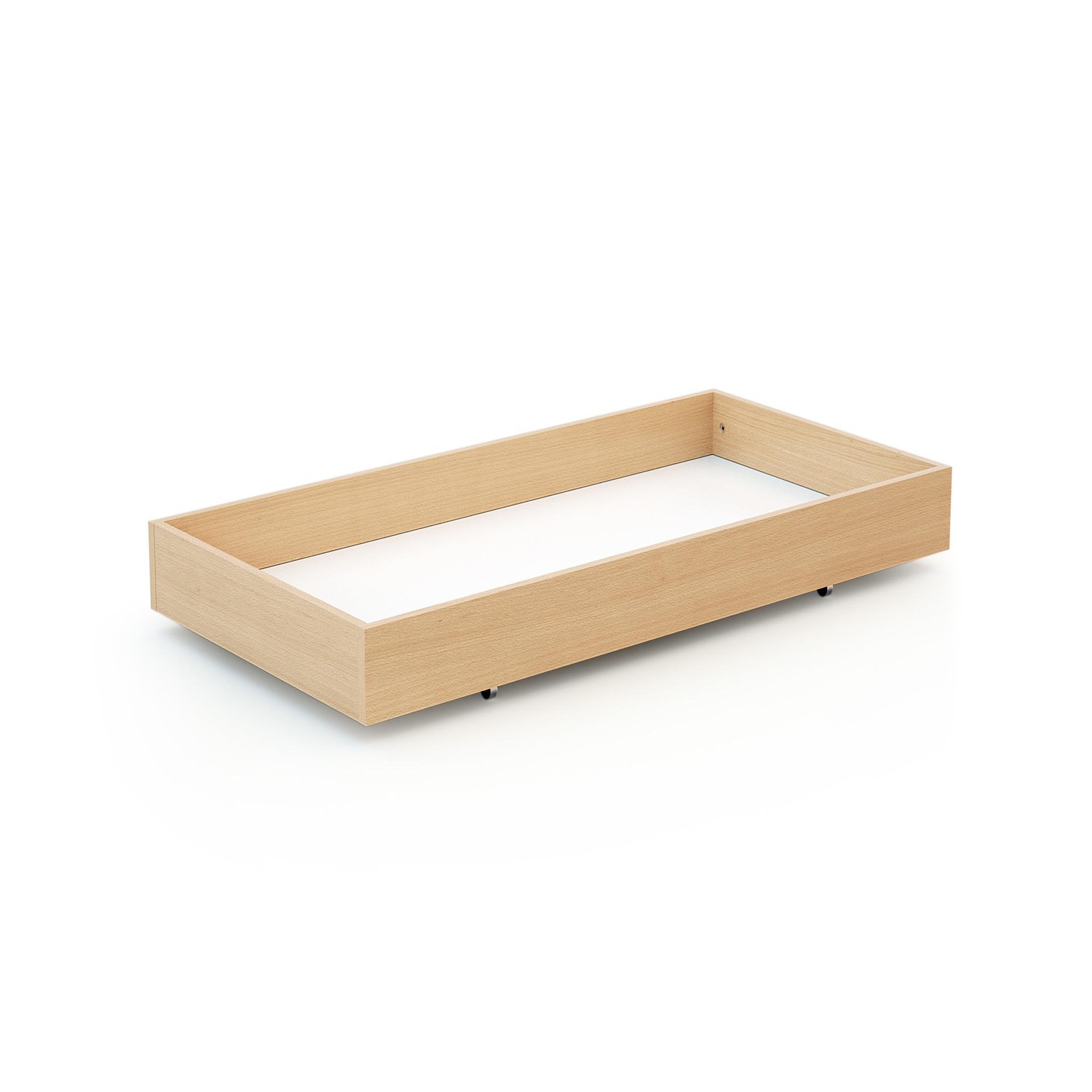 WEBABY Tiroir de lit bébé en bois rolo 60 x 120. Coloris disponibles : Beige