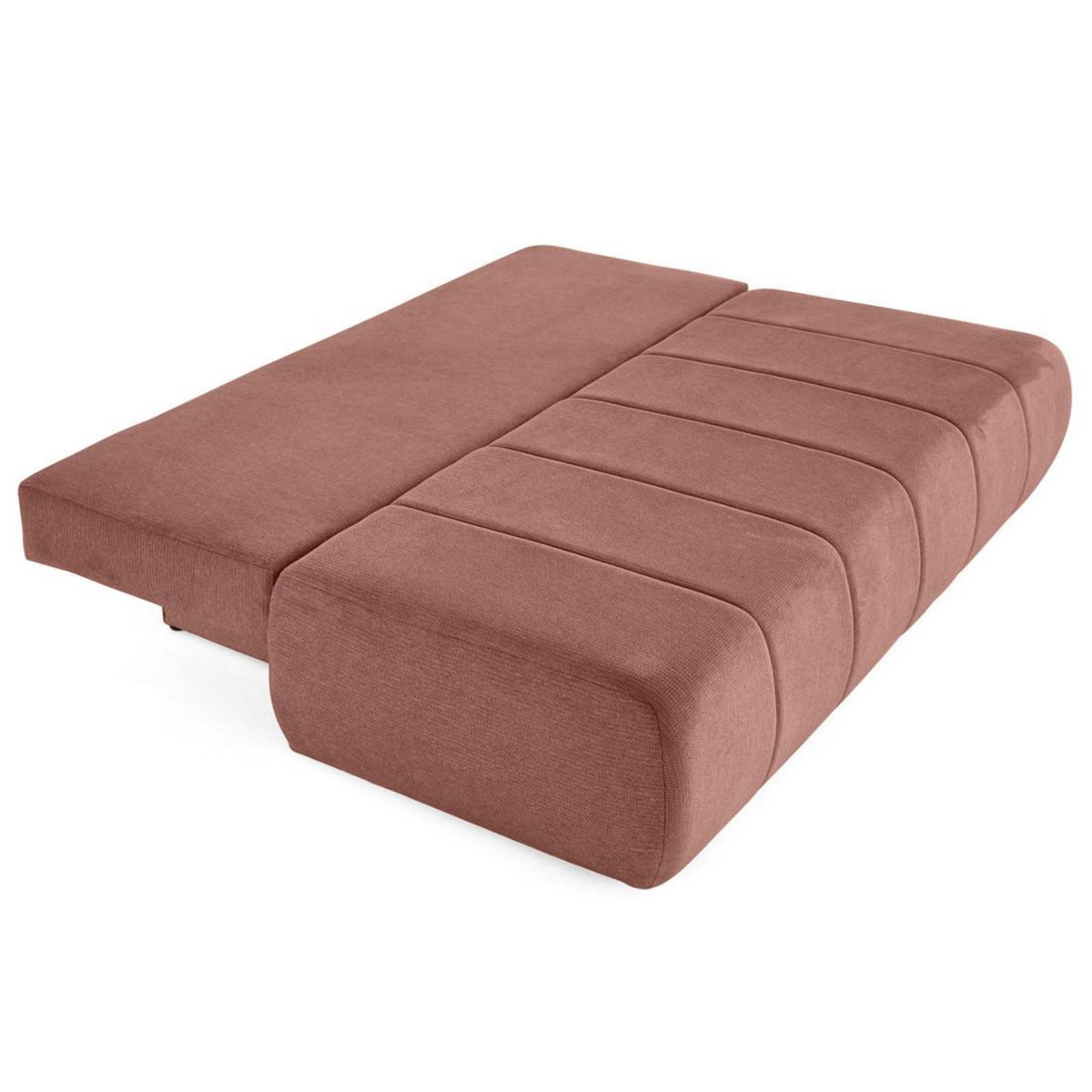 BEST MOBILIER Harper - canapé 3 places convertible avec coffre en tissu texturé