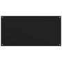 Voir la diapositive 3 : VIDAXL Dosserets de cuisine 2 pcs noir 80x50 cm verre trempé