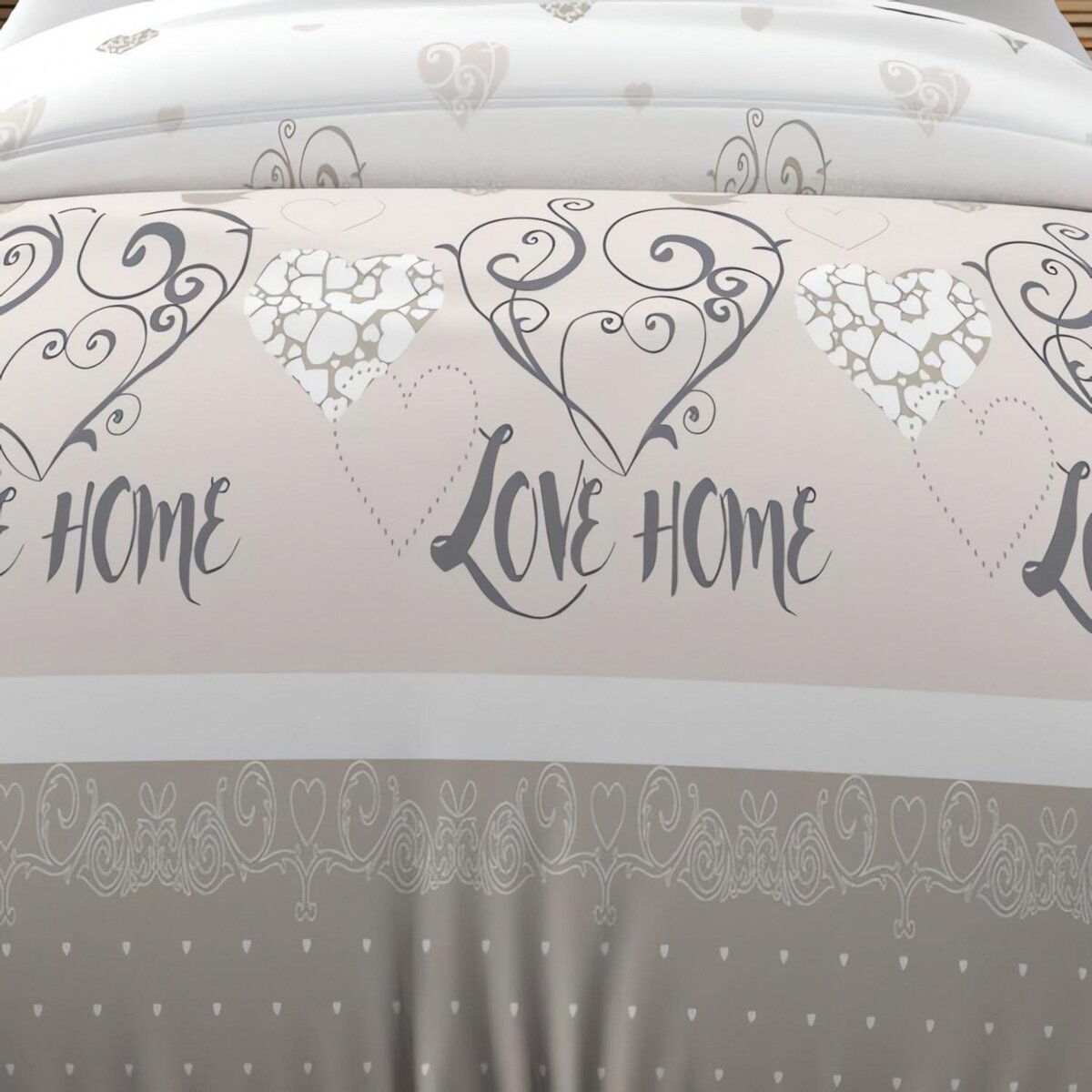 SOLEIL D'OCRE Parure housse de couette coton 57 fils VALENTINE, par Soleil d'Ocre