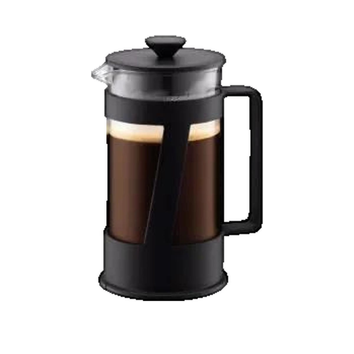 Bodum Cafetière à piston Bodum CREMA 8 Tasses 1,0L Noir