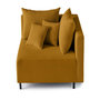 Voir la diapositive 1 : LISA DESIGN Edinburg - module d'assise d'angle droit - en velours côtelé