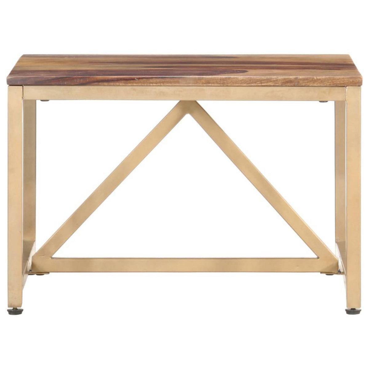 VIDAXL Table d'appoint 60x60x40 cm Bois massif