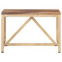 Voir la diapositive 2 : VIDAXL Table d'appoint 60x60x40 cm Bois massif