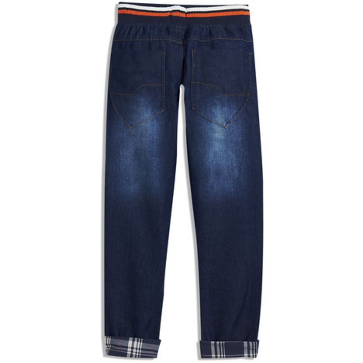 IN EXTENSO Jean revers à carreaux garçon 