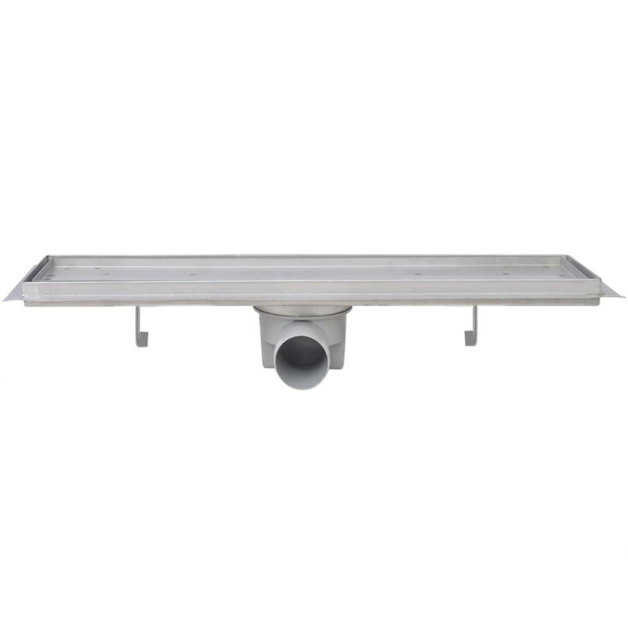 Voir la diapositive 4 : VIDAXL Drain de douche lineaire 2 pcs 530 x 140 mm Acier inoxydable