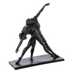 Paris Prix Statuette Couple Danse  Courchevel  38cm Noir
