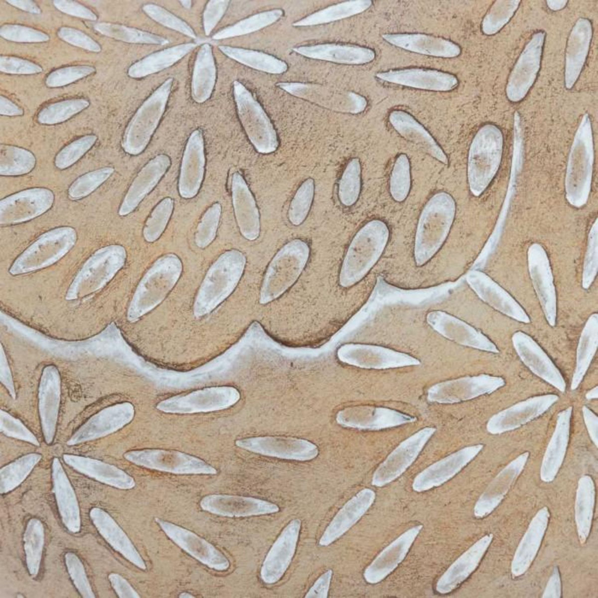 ATMOSPHERA Statuette Poule Déco  Linda  12cm Beige