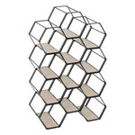 ATMOSPHERA Porte-Bouteilles en Métal  Arty  47cm Noir