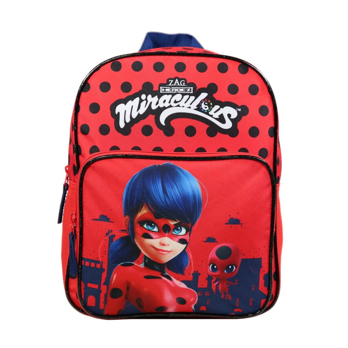 Bagtrotter Sac dos 30 cm avec poche Miraculous Rouge Bagtrotter