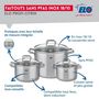 Voir la diapositive 3 : ELO Ensemble de 2 Poêles de cuisson 24 et 28 cm et 3 faitouts 16, 20 et 26 cm Elo Profi Citrin