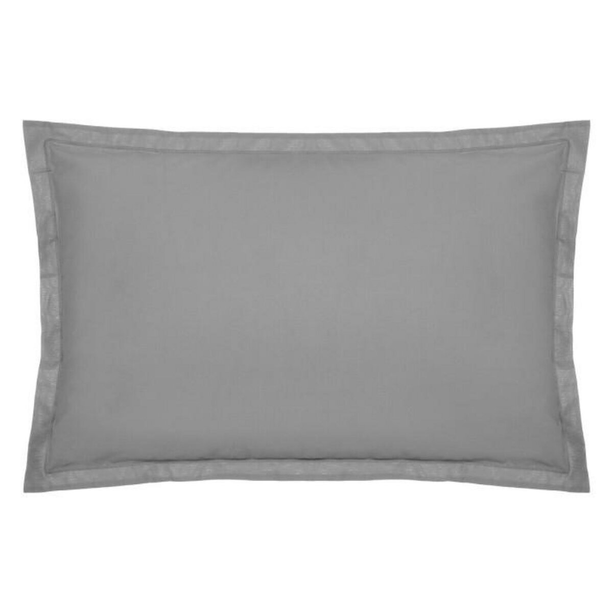 ATMOSPHERA Taie d'Oreiller  Percale  50x70cm Gris