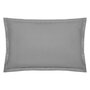 Voir la diapositive 1 : ATMOSPHERA Taie d'Oreiller  Percale  50x70cm Gris