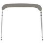 Voir la diapositive 4 : VIDAXL Auvent bimini a 4 arceaux gris 243x196x137 cm