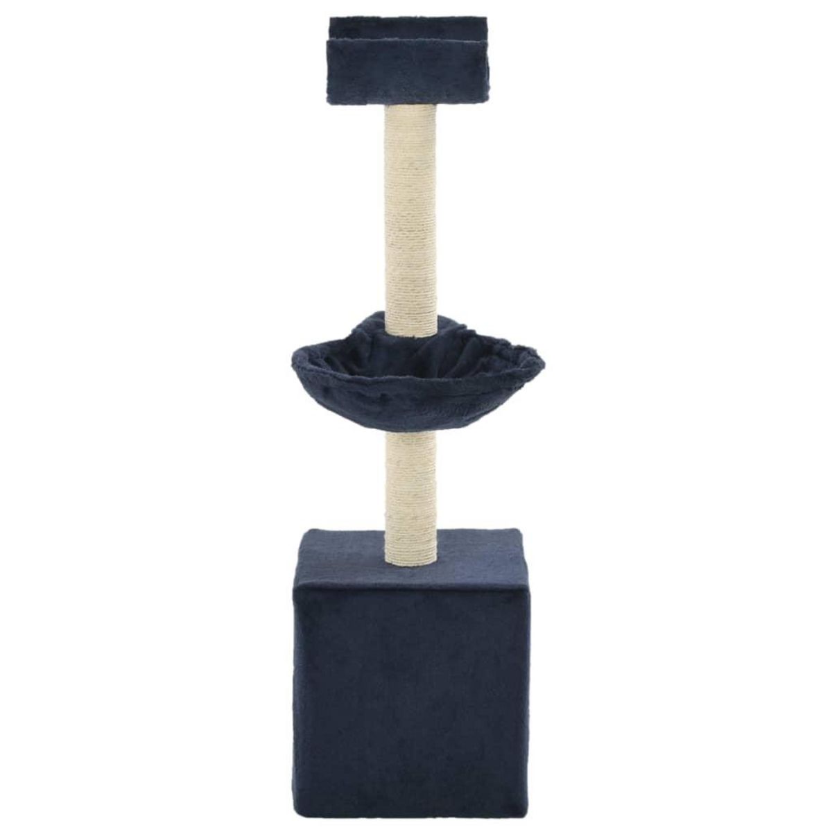 VIDAXL Arbre a chat avec griffoirs en sisal 105 cm Bleu