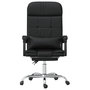 Voir la diapositive 3 : VIDAXL Fauteuil de massage inclinable de bureau Noir Similicuir