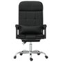 Voir la diapositive 3 : VIDAXL Fauteuil de massage inclinable de bureau Noir Similicuir