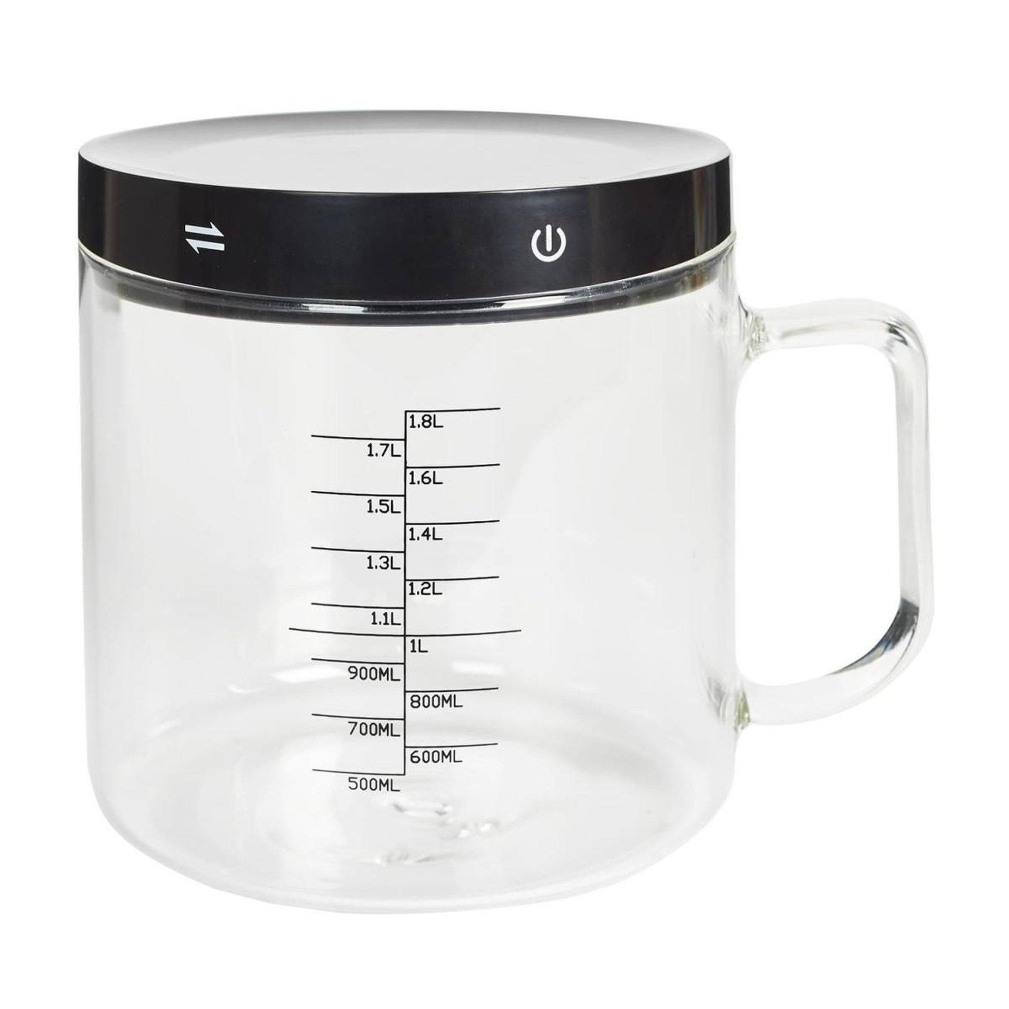 Voir la diapositive 1 : COOK CONCEPT Balance verre doseur  amovible  1,5l transparent