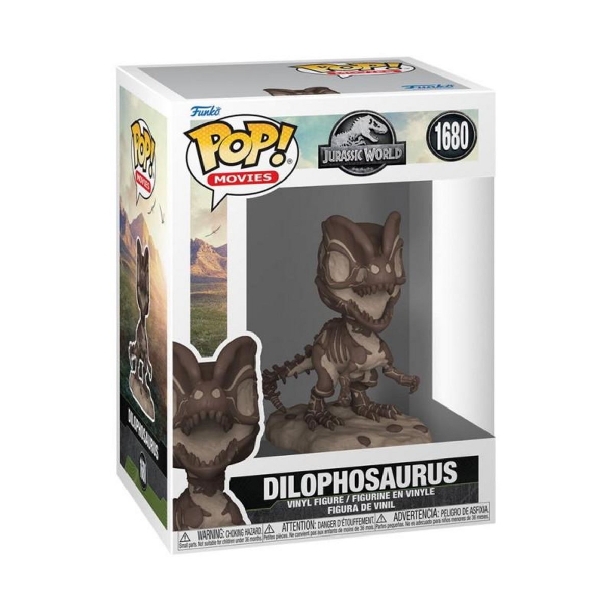 Funko Figurine Funko Pop Movies Jurassic Park Fossil Dilophosaurus