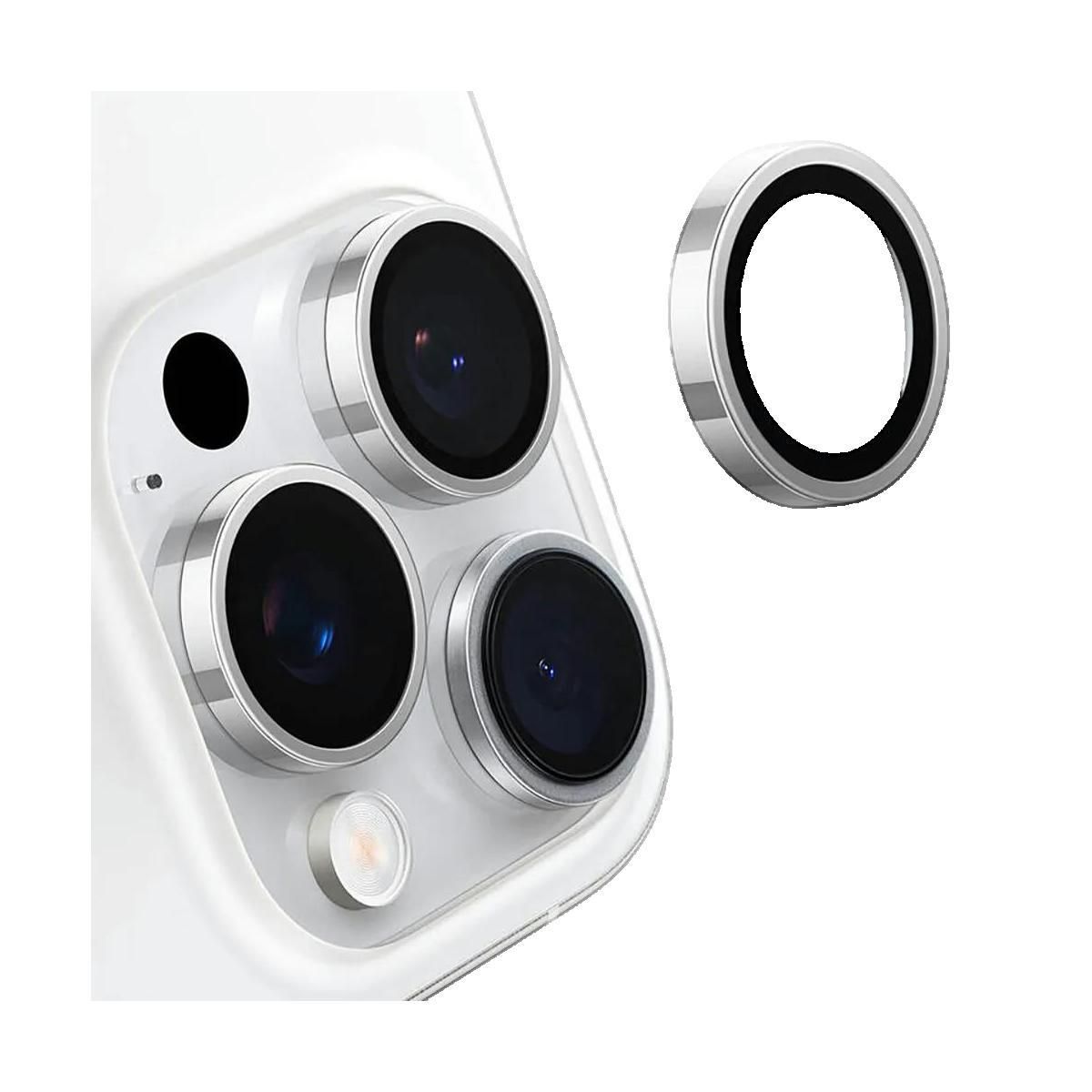 PROTECTA Protecteur d'objectif 3mk Torras Lensguard verre trempé gris 0,25 mm