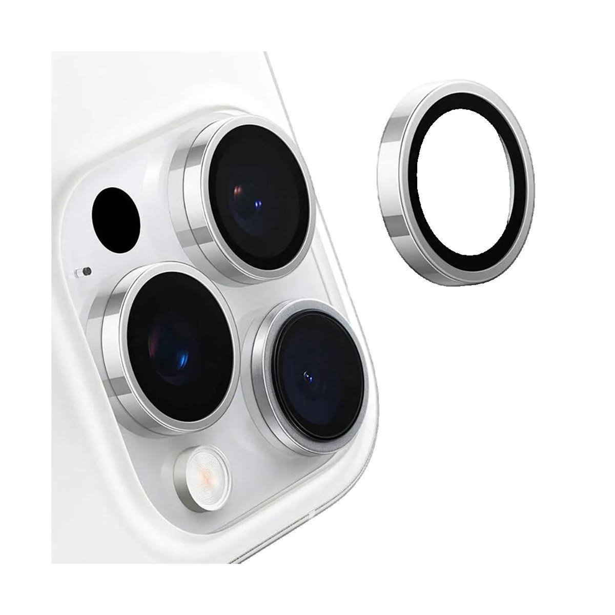 PROTECTA Protecteur d'objectif 3mk Torras Lensguard verre trempé gris 0,25 mm