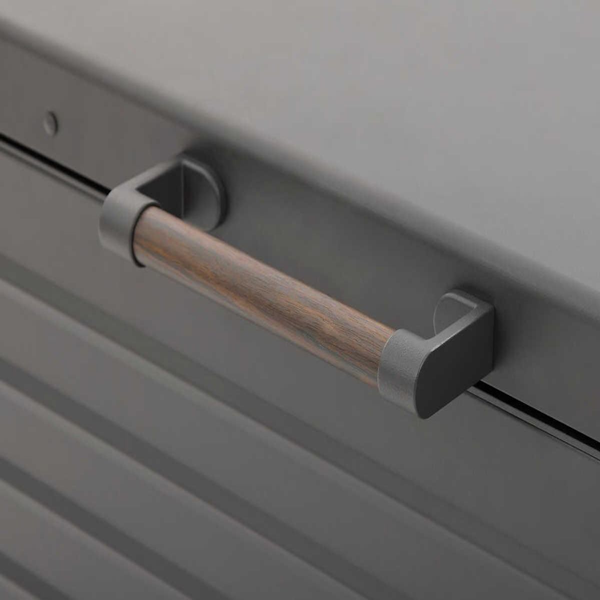 HESPERIDE Coffre de rangement alu Edenio graphite - 670 L - Hespéride