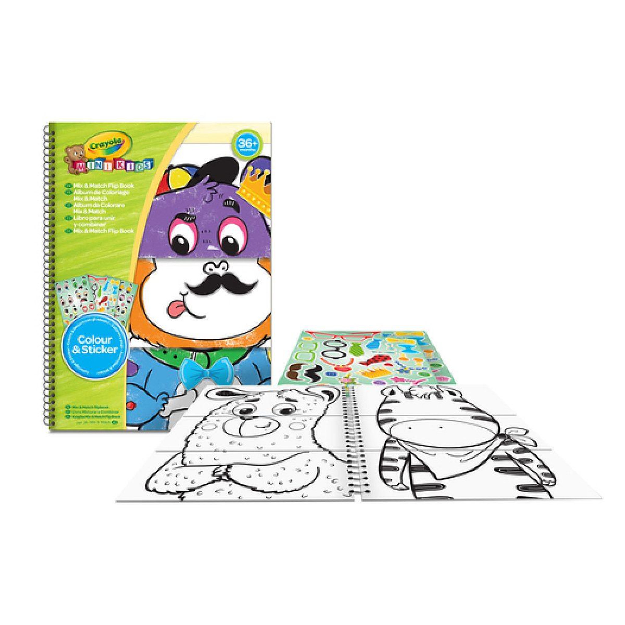 Crayola Cahier de coloriage - today i feel - mini flip