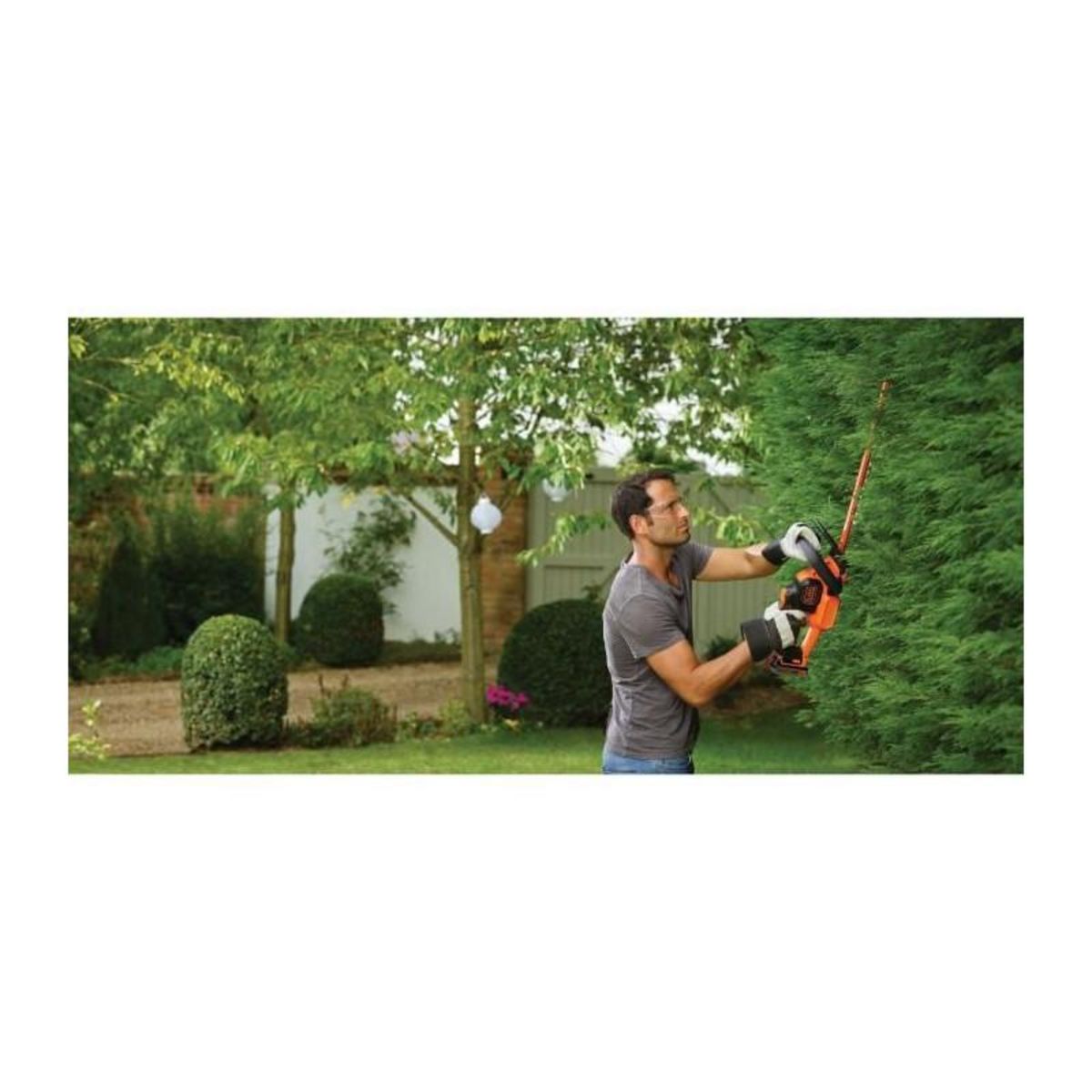 Black et Decker BLACK+DECKER Taille-Haie Sans Fil Lithium 18V Powercommand 2 Ah 50 cm GTC18502PC-QW