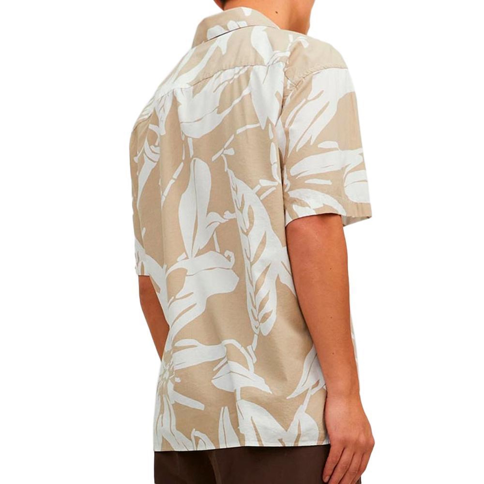 Voir la diapositive 2 : Jack & Jones Chemisette Blanche/Beige Garçon Jack & Jones Tropic