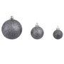 Voir la diapositive 4 : VIDAXL Ensemble de boules de Noël 100 pcs 3/4/6 cm Blanc/Gris