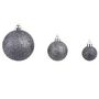 Voir la diapositive 4 : VIDAXL Ensemble de boules de Noël 100 pcs 3/4/6 cm Blanc/Gris