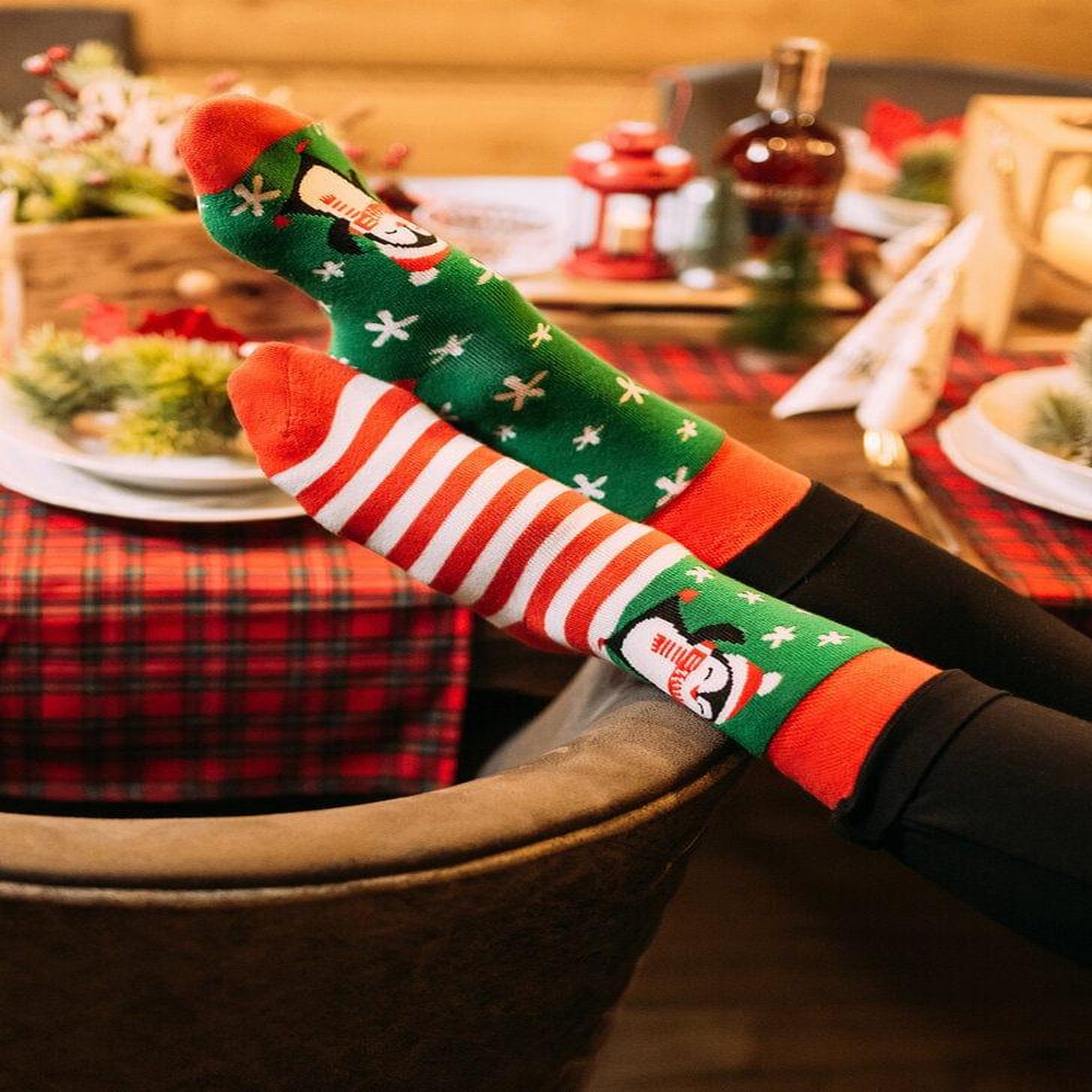 Voir la diapositive 2 : DEDOLES Chaussettes chaudes manchot aimable