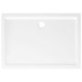 Voir la diapositive 5 : VIDAXL Receveur de douche rectangulaire ABS Blanc 80x110 cm