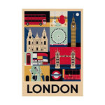 CLEMENTONI Puzzle 1000 pièces Compact : Style in the City - Londres