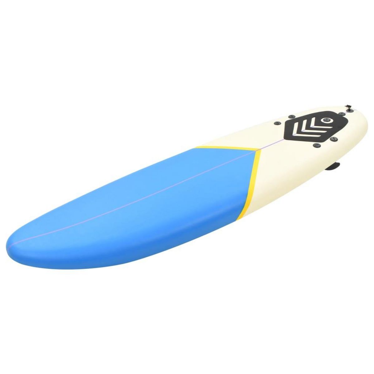 VIDAXL Planche de surf 170 cm Bleu et creme
