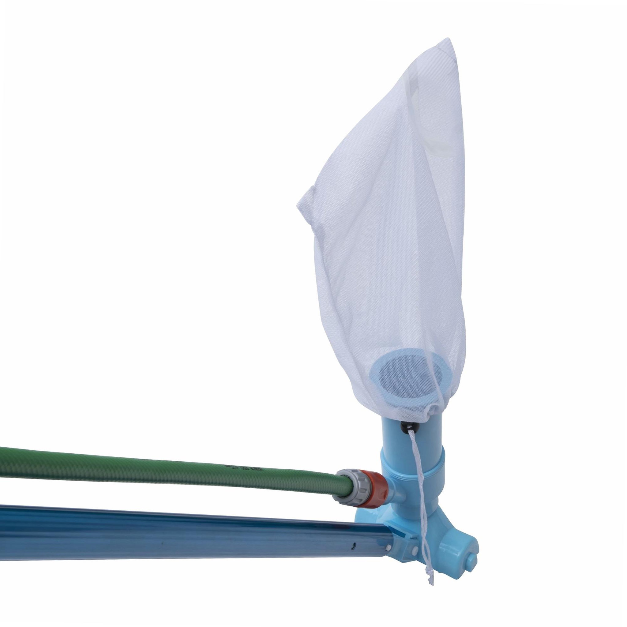 Voir la diapositive 6 : WERKAPRO Aspirateur piscine WERKA PRO  avec roulette,brosse et filet