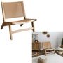 Voir la diapositive 3 : The Home Deco Factory Fauteuil Bali en cannage - Marron