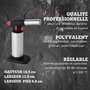 Voir la diapositive 3 : FM PROFESSIONAL Chalumeau de cuisine 18,5 x 13,5 x 8,8 cm FM Professional