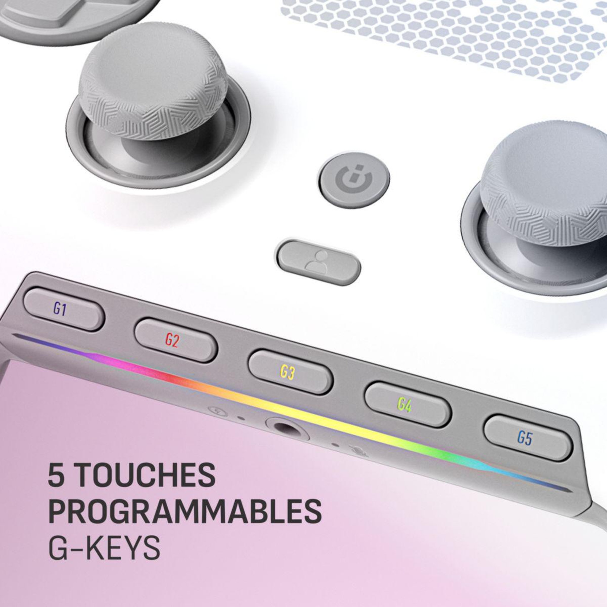 Voir la diapositive 4 : SCUFGAMING Manette Envision HE Wireless Controller - White