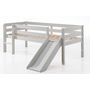 Voir la diapositive 3 : Lit enfant mi-hauteur 90 x 200 cm avec toboggan WEPPES