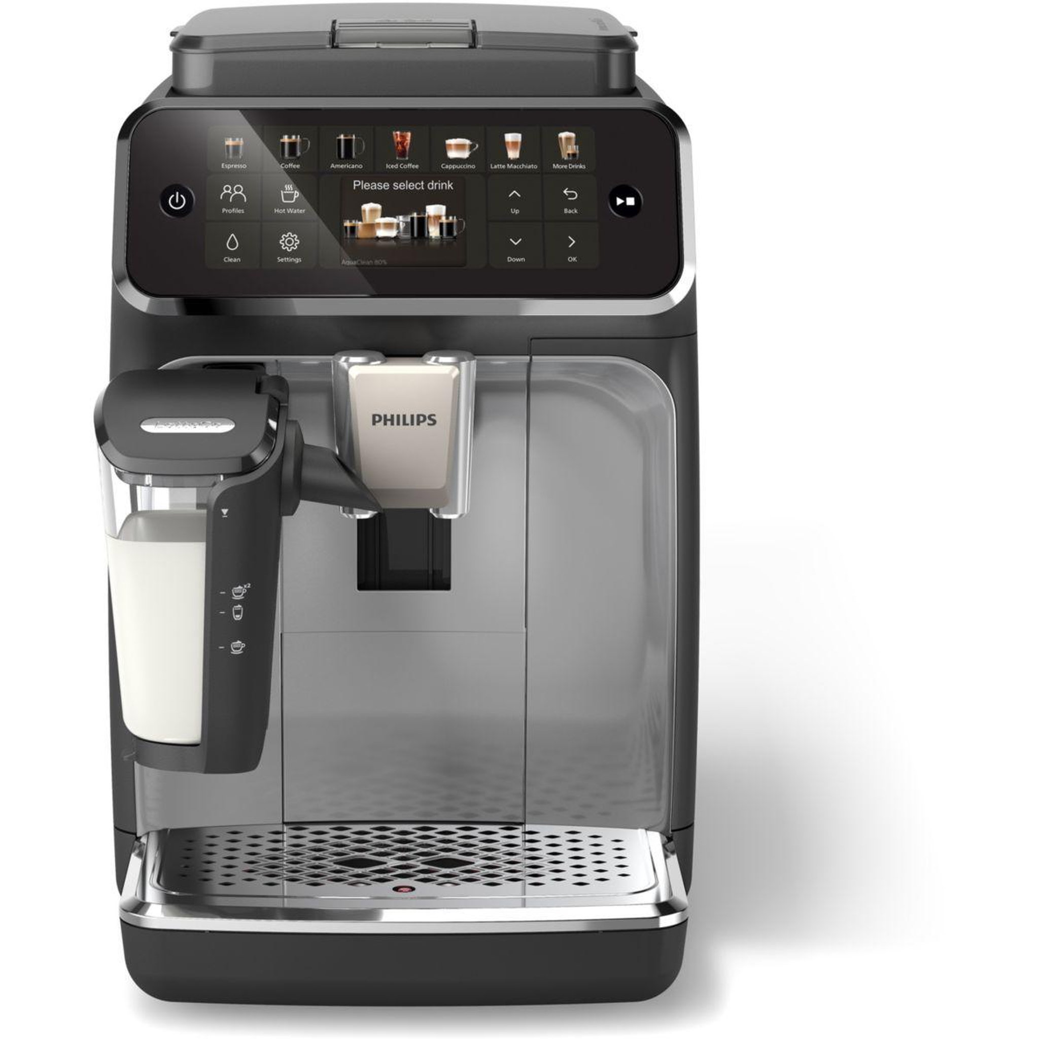 Voir la diapositive 5 : Philips Expresso broyeur lattego silentbrew ep4446/70