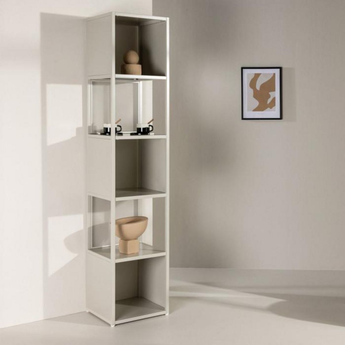 Paris Prix Étagère 5 Niveaux en Métal  Buenos Aires  185cm Beige