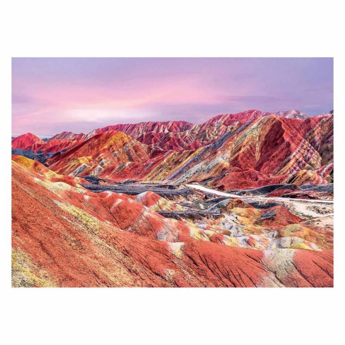 RAVENSBURGER Ravensburger Puzzle Rainbow Mountains, China, 1000pcs. 173143