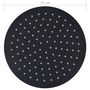 Voir la diapositive 6 : VIDAXL Pomme de douche pluie Acier inoxydable 25 cm Ronde Noir