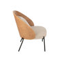 Voir la diapositive 3 : Paris Prix Fauteuil Lounge Design  Lone  81cm Naturel & Beige